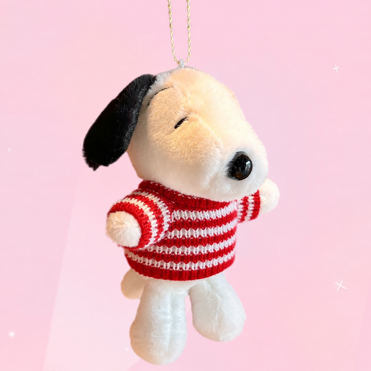 Peluche Perrito con Suéter Tejido