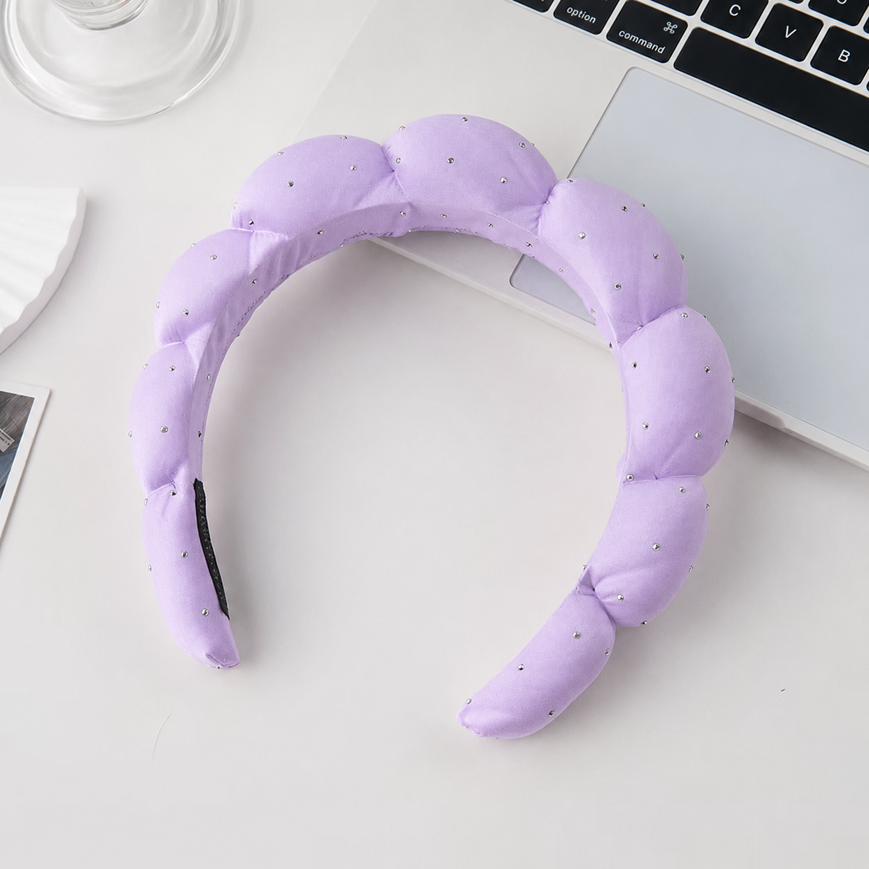 Diadema Spa Acolchada Tipo Nube