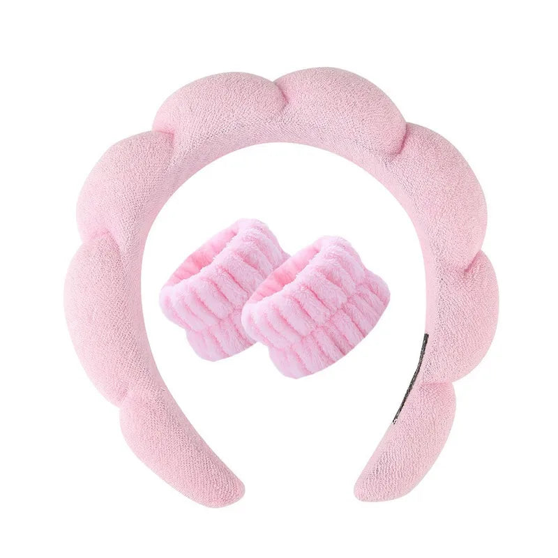Diadema Spa Acolchada con Muñequeras