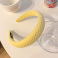 Diadema Acolchada de Tela Texturizada