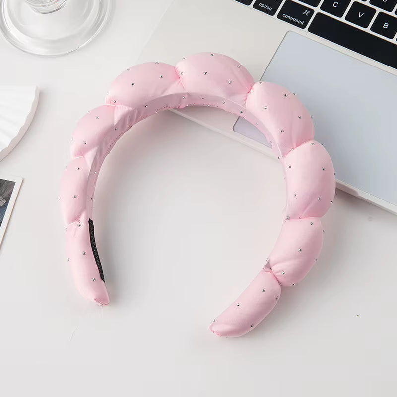 Diadema Spa Acolchada Tipo Nube