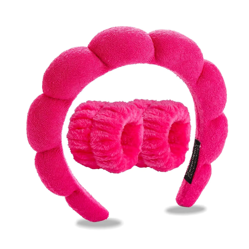 Diadema Spa Acolchada con Muñequeras